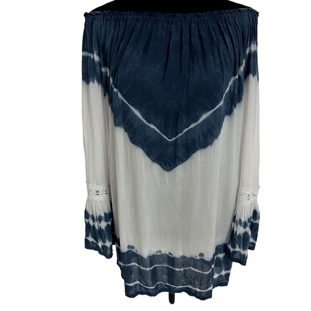 Lani lau indigo hand dyed trista dress one size